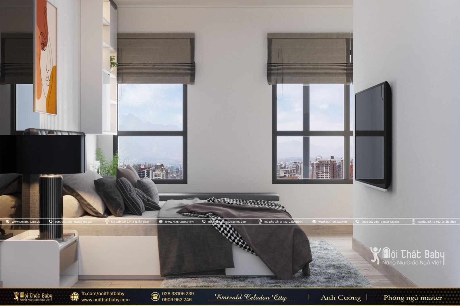 Tổng hợp các mẫu thiết kế nội thất Chung cư Emerald Celadon City